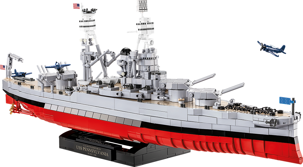 コビー COBI 4842 USS Pennsylvania Arizona BB38 BB39 Battleship 戦艦 1/300