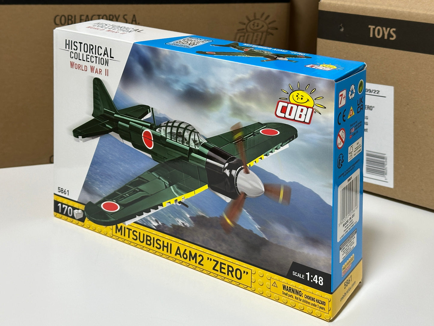 コビー COBI 5861 三菱 零式 零戦 戦闘機 Mitsubishi A6M2 Zero 1/48
