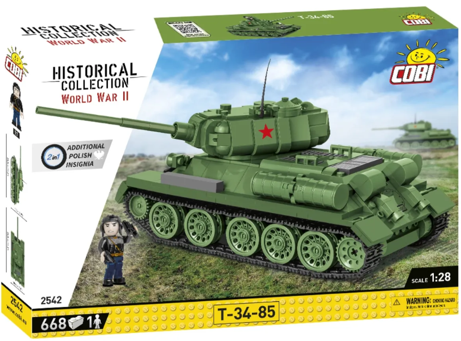 コビー COBI 2542 T-34-85 戦車 1/28