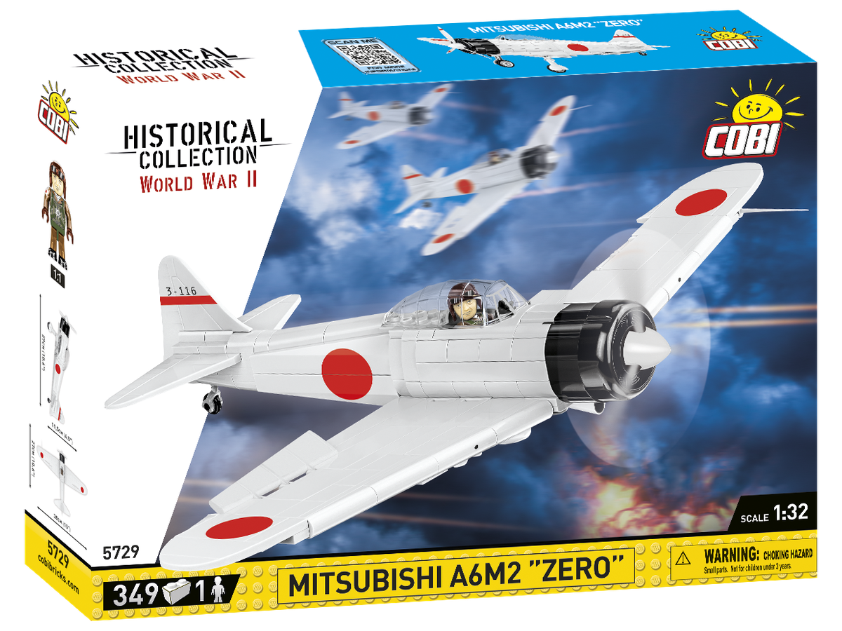 コビー COBI 5729 三菱 零式 零戦 戦闘機 Mitsubishi A6M2 Zero 1/32