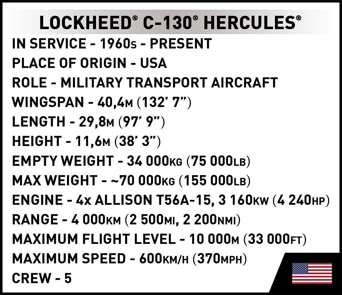コビー COBI 5839 Lockheed C-130 Hercules 輸送機 1/61