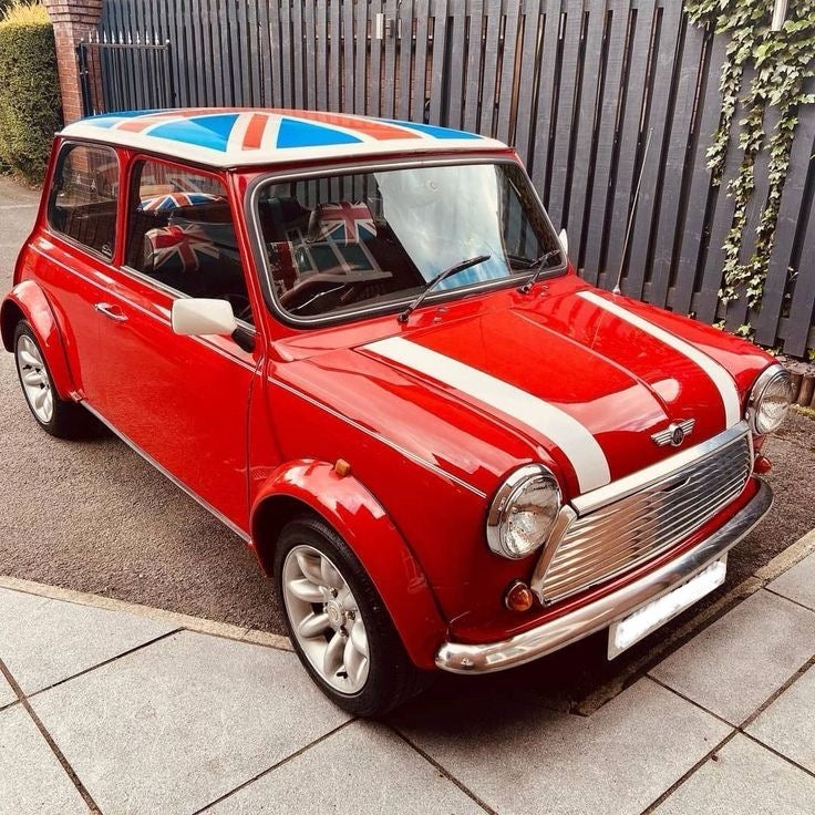 Tiny City 153 MINI 01 Mini Cooper Red with Union Jack Roof & White Bonnet Stripes ミニクーパー