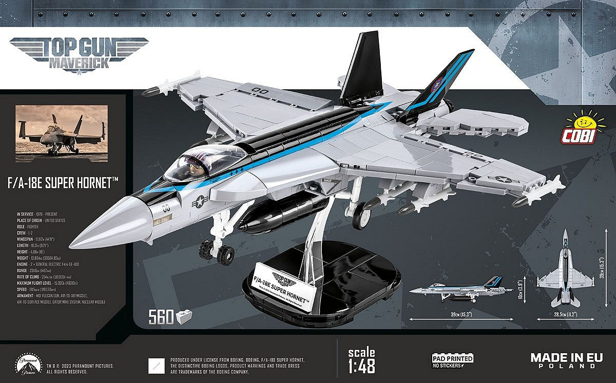 コビー COBI 5805A Topgun Maverick F/A-18E Super Hornet 戦闘機 1/48