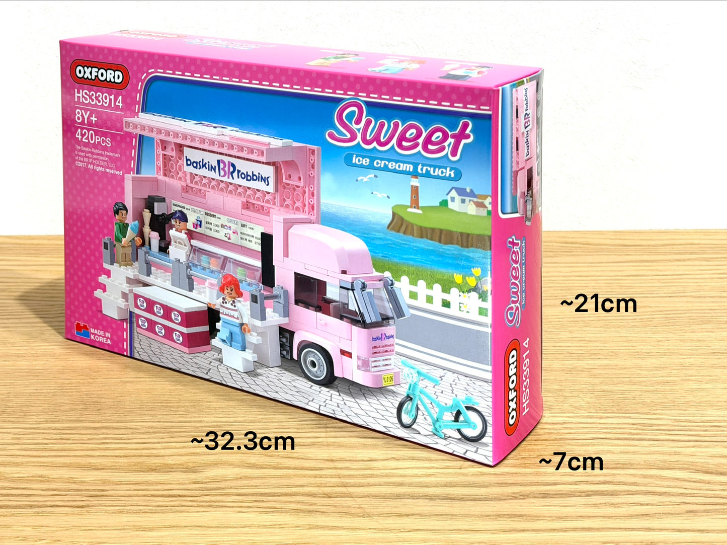 Oxford オックスフォード スイーツ バスキンロビンス Baskin Robbins アイスクリームトラック HS33914 ブロック玩具
