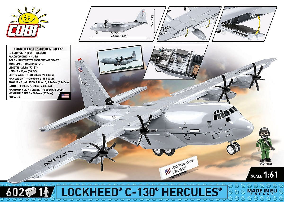 コビー COBI 5839 Lockheed C-130 Hercules 輸送機 1/61