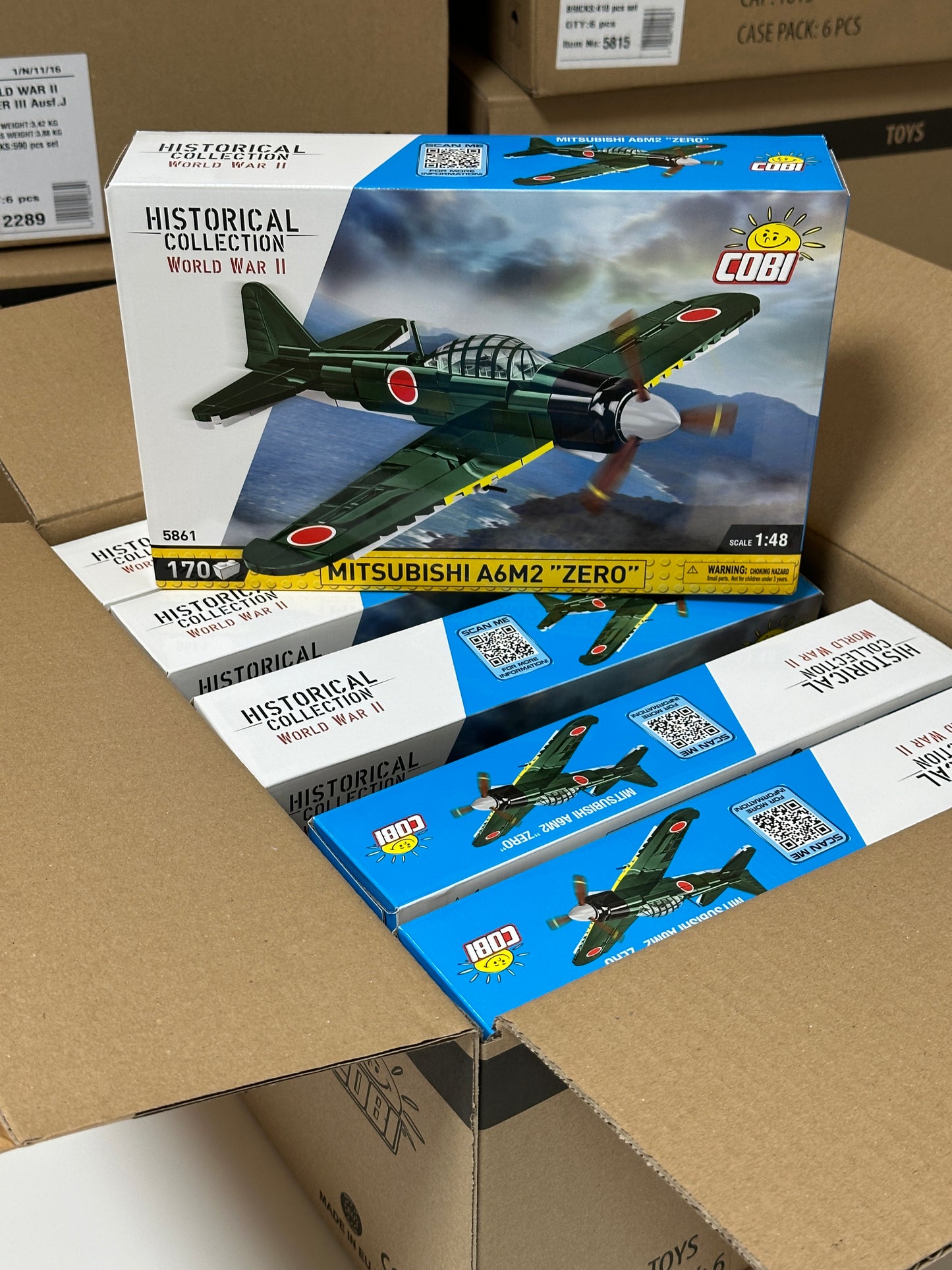 コビー COBI 5861 三菱 零式 零戦 戦闘機 Mitsubishi A6M2 Zero 1/48
