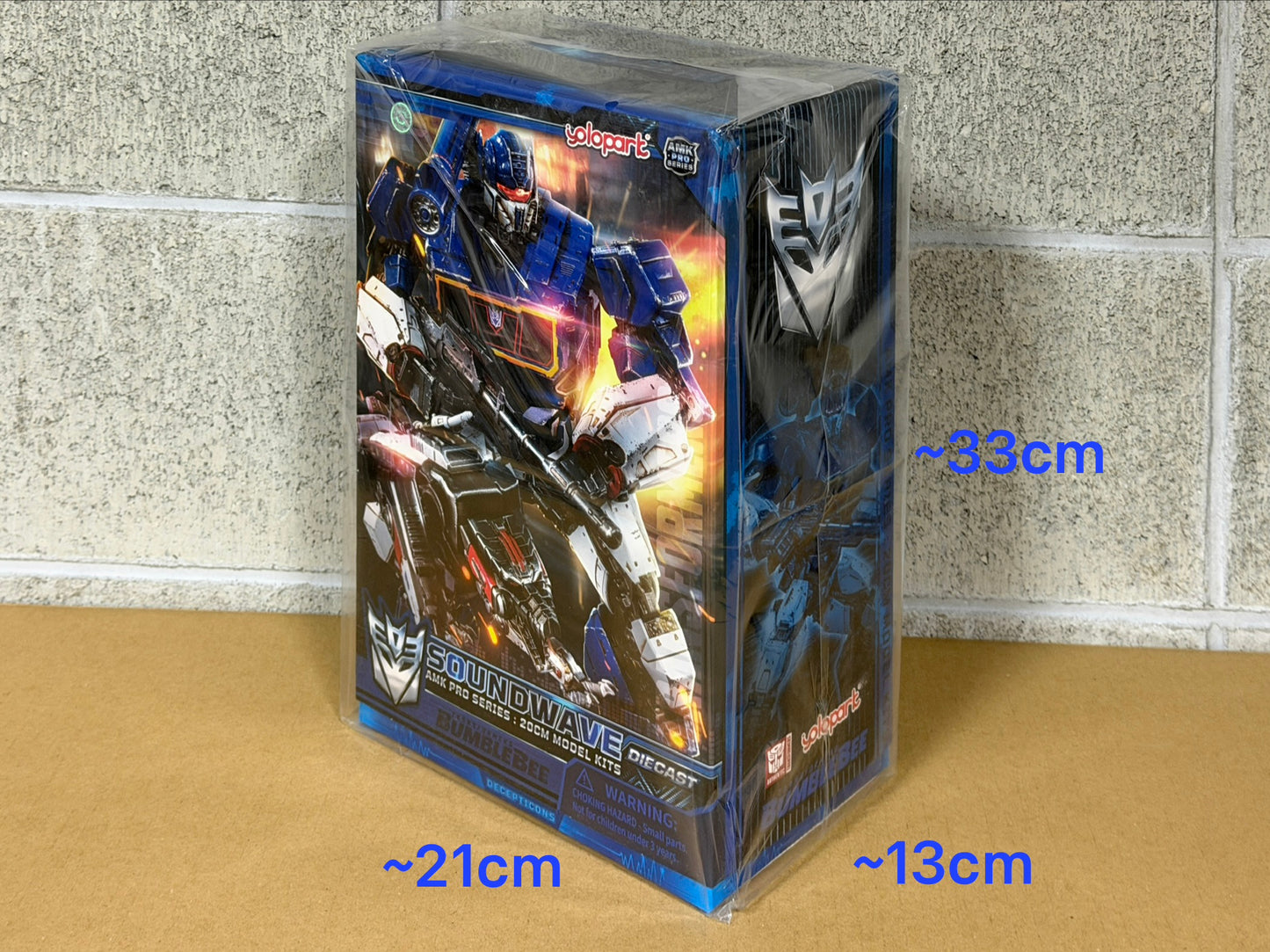 Yolopark Transformersトランスフォーマー バンブルビー Bumblebee AMK Pro series 20cm サウンドウェーブ Soundwave model kit overseas version