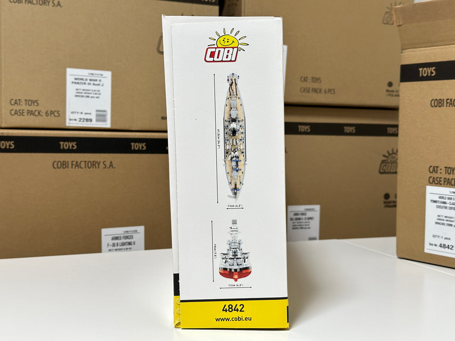 コビー COBI 4842 USS Pennsylvania Arizona BB38 BB39 Battleship 戦艦 1/300