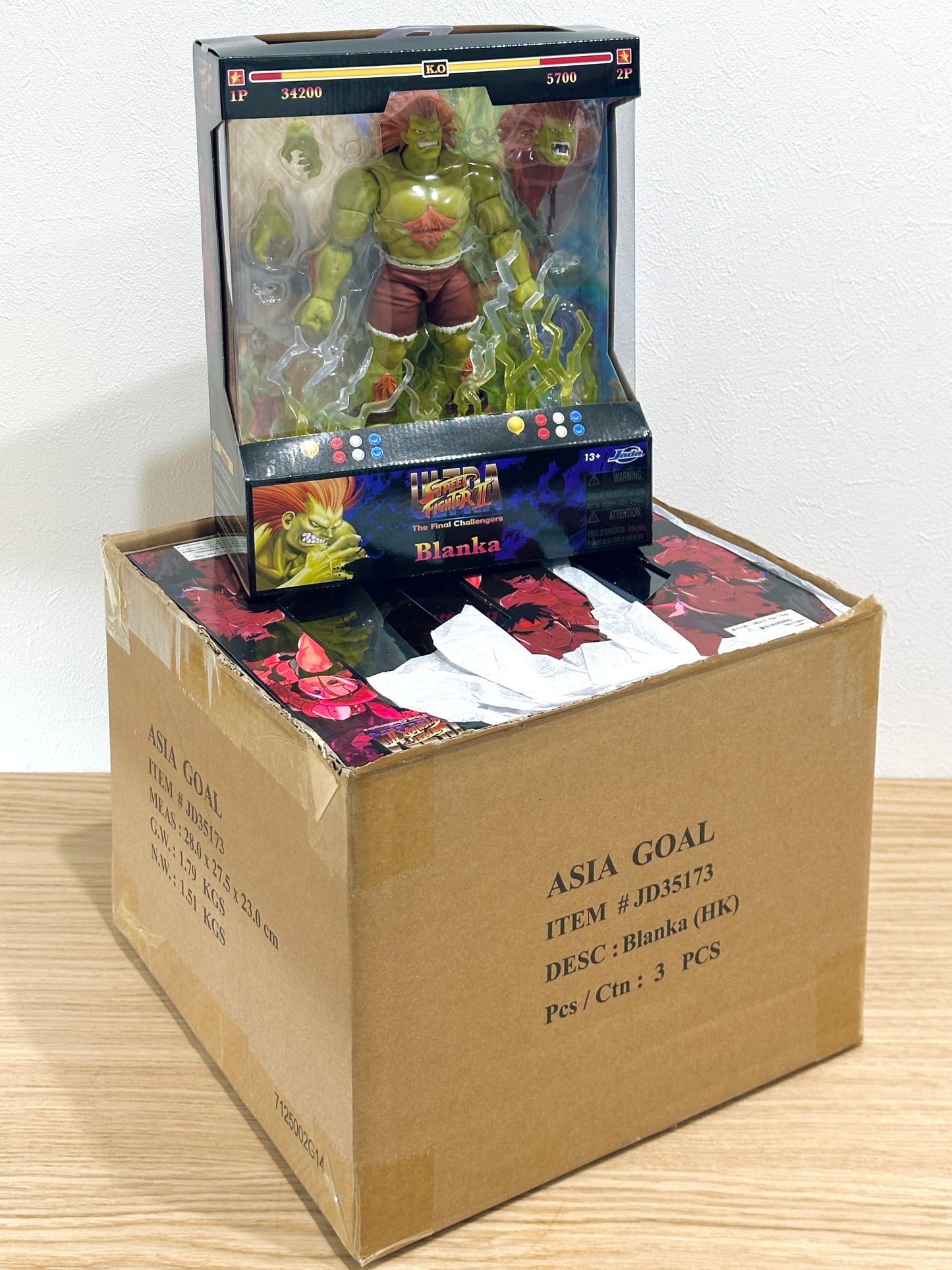 Jada Street Fighters JD35173 Blanka ストリートファイタ ブランカ