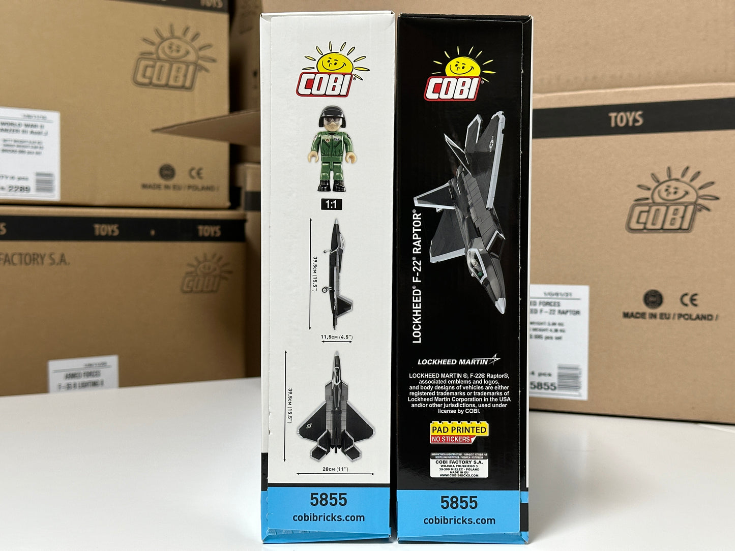 コビー COBI 5855 Lockheed F-22 Raptor 戦闘機 1/48 制空戦闘機