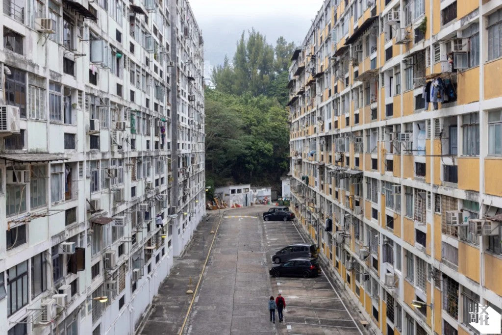 むさじじ 手作りセメント ジオラマ 香港の団地 大坑西邨 香港建物模型 香港製