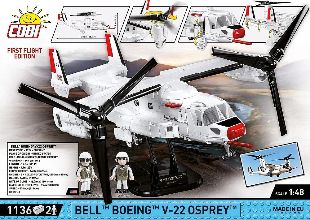 コビー COBI 5835 ボーイング Bell Boeing V22 Osprey first flight edition 1/48