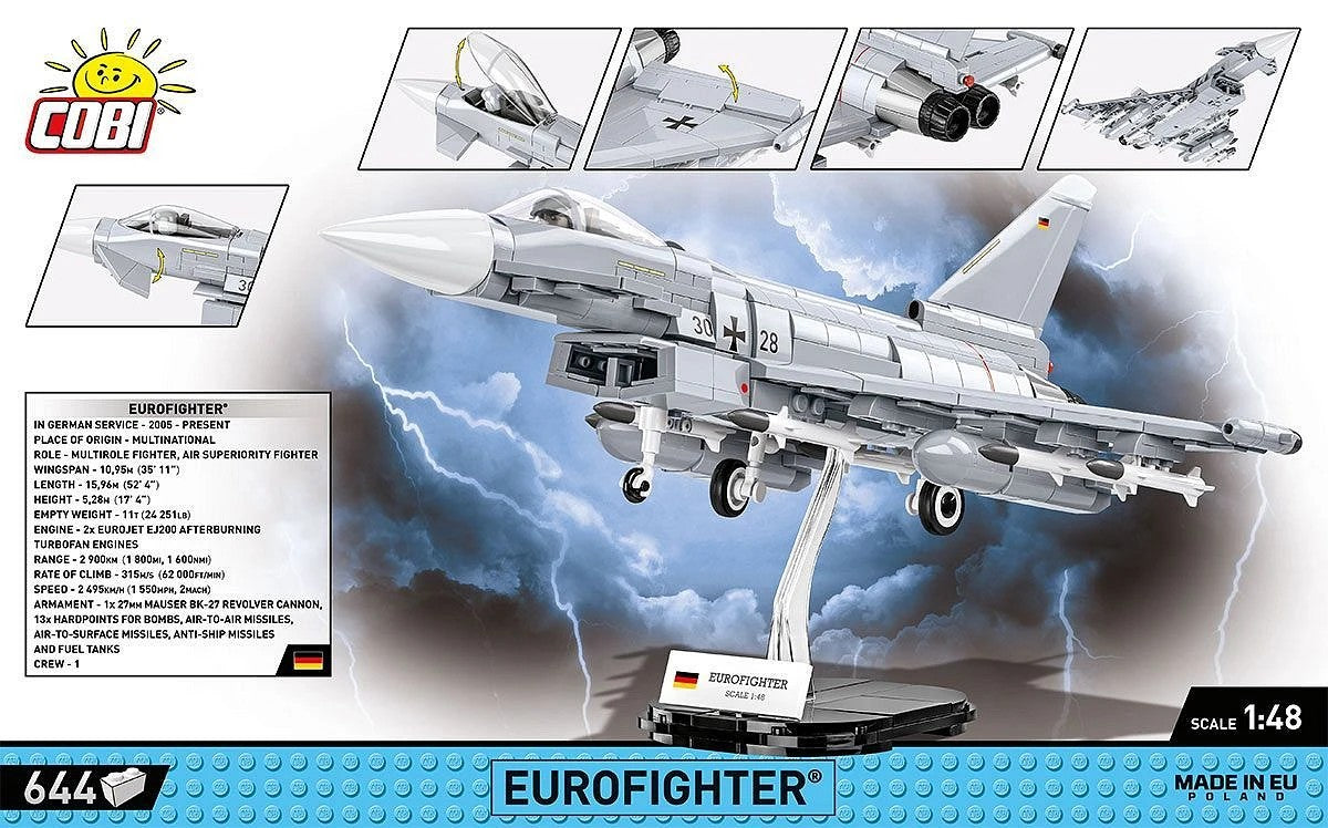 コビー COBI 5848 Eurofighter 戦闘機 1/48 マルチロール戦闘機 制空戦闘機