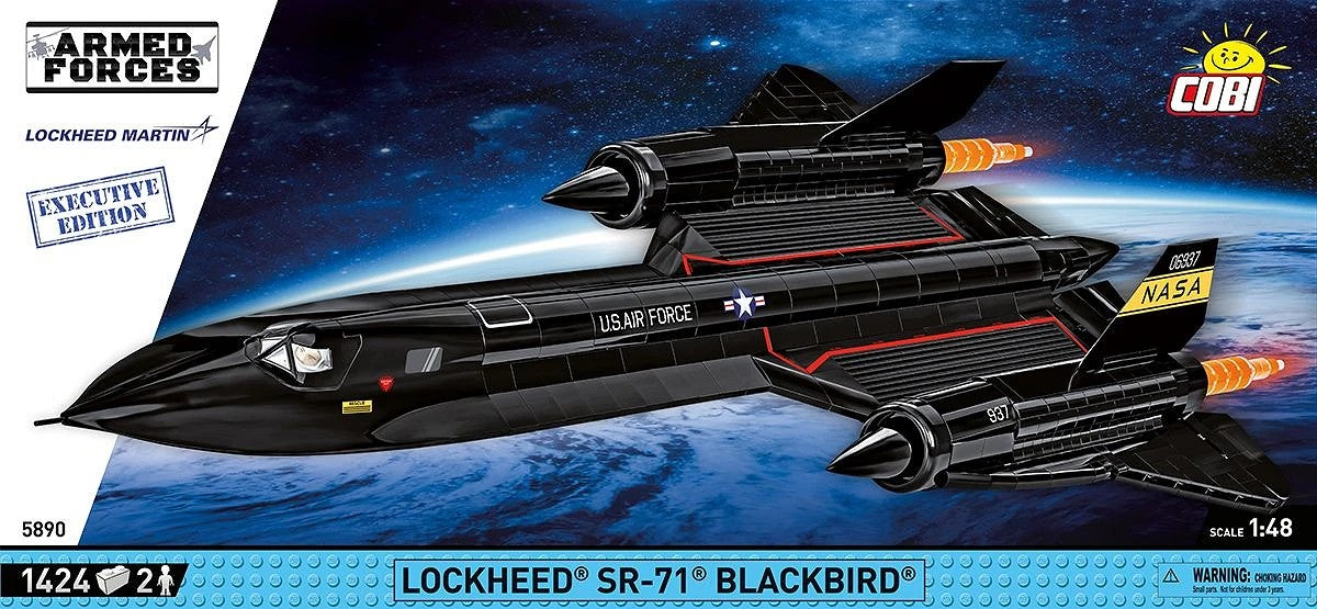 コビー COBI 5890 Lockheed SR-71 Blackbird 戦略偵察機 1/48