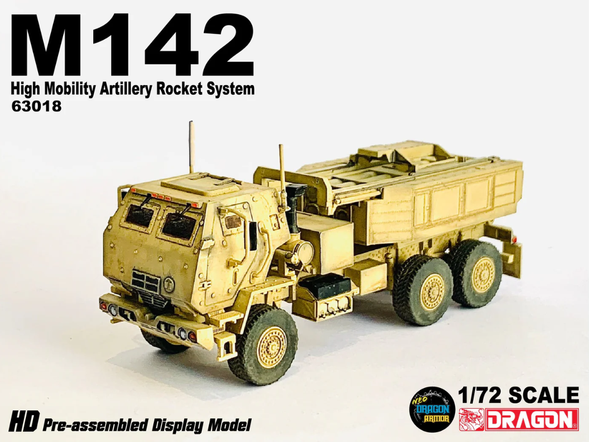 63018 1/72 U.S. M142 High Mobility Artillery Rocket System 米国のM142高機動ロケット砲システム