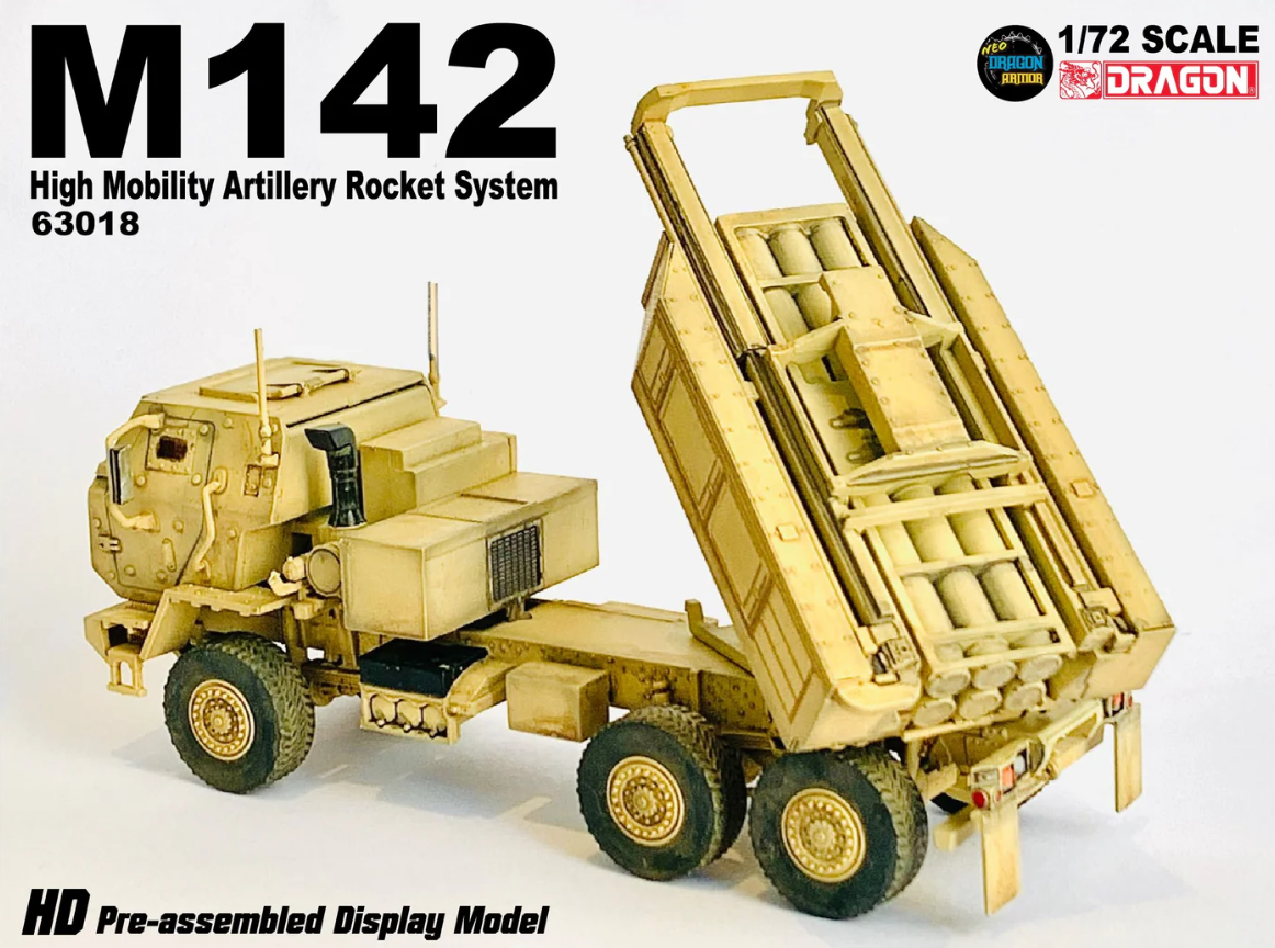 63018 1/72 U.S. M142 High Mobility Artillery Rocket System 米国のM142高機動ロケット砲システム