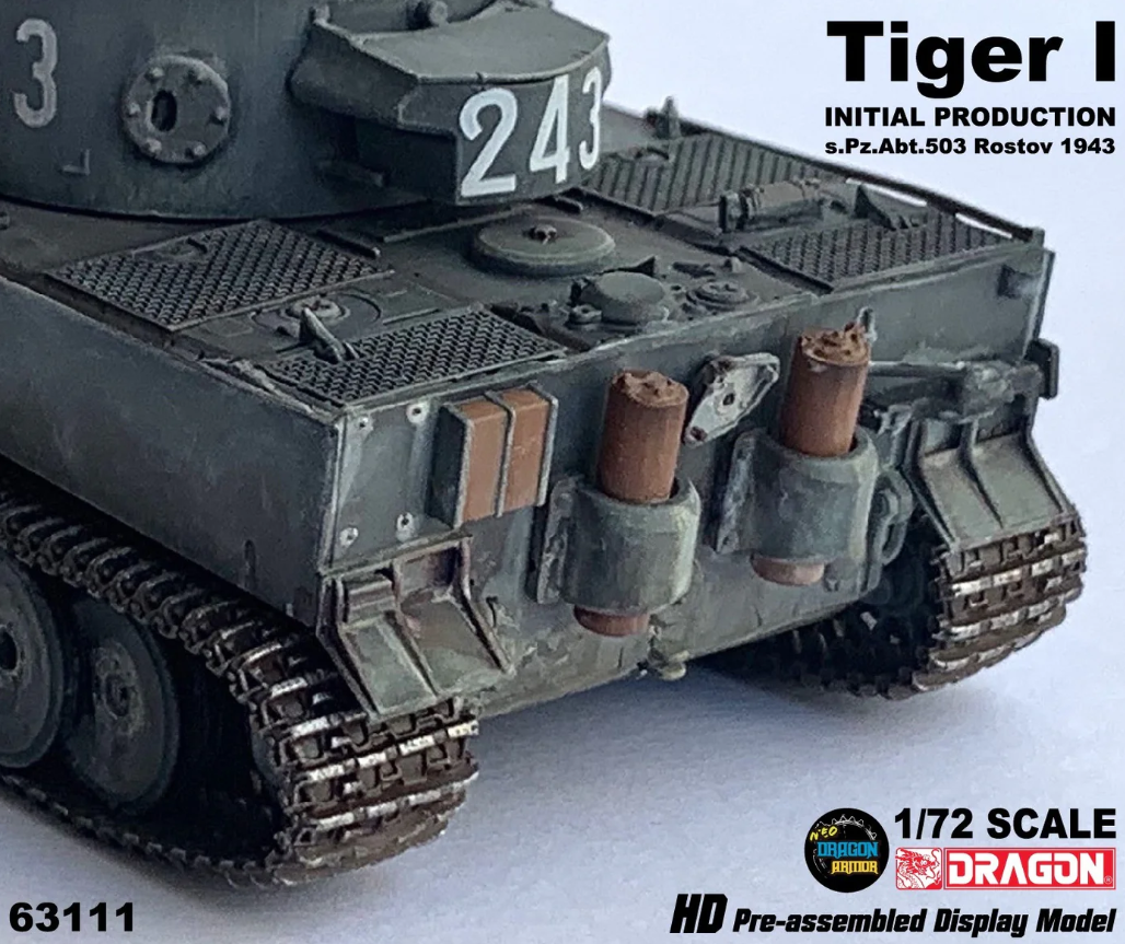 63111 1/72 Tiger I INITIAL PRODUCTION s.Pz.Abt.503 Rostov 1943 ティーガー I 初期生産型 s.Pz.Abt.503 ロストフ 1943