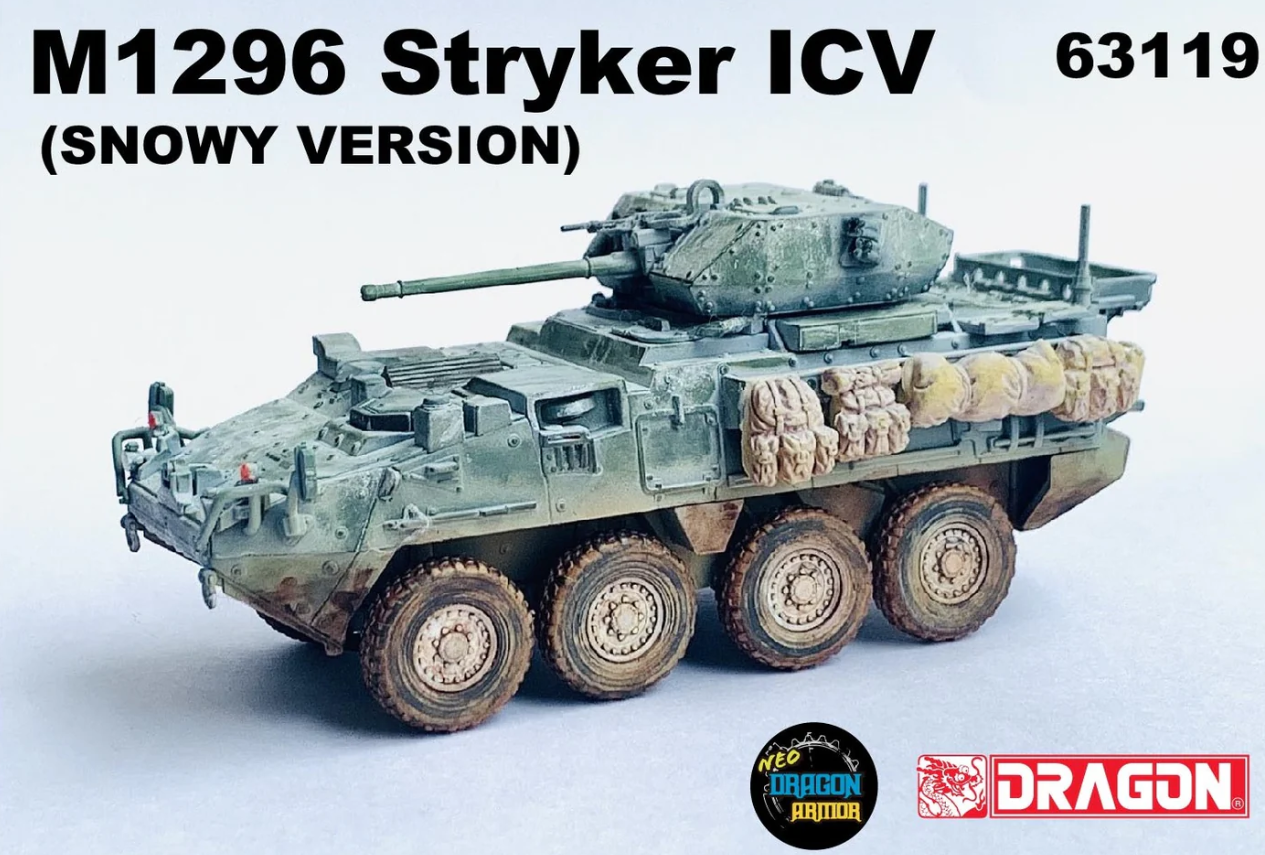 63119 1/72 US M1296 Stryker ICV Dragoon 2nd Cav. Germany 2020 (Snowy Version) アメリカ M1296 ストライカー ICV ドラグーン第2騎兵隊 ドイツ 2020 (スノーバージョン)