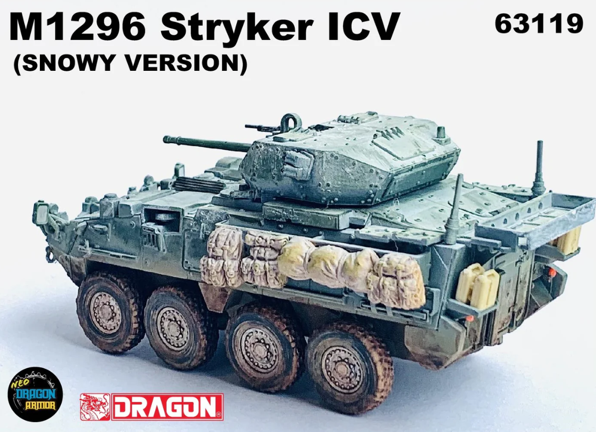63119 1/72 US M1296 Stryker ICV Dragoon 2nd Cav. Germany 2020 (Snowy Version) アメリカ M1296 ストライカー ICV ドラグーン第2騎兵隊 ドイツ 2020 (スノーバージョン)