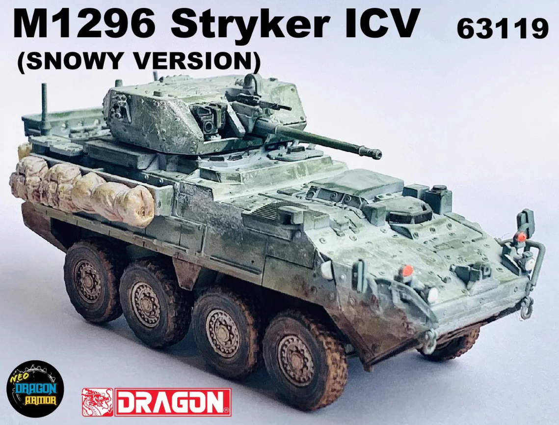 63119 1/72 US M1296 Stryker ICV Dragoon 2nd Cav. Germany 2020 (Snowy Version) アメリカ M1296 ストライカー ICV ドラグーン第2騎兵隊 ドイツ 2020 (スノーバージョン)