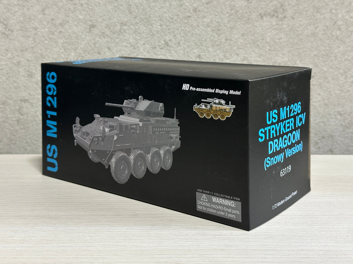 63119 1/72 US M1296 Stryker ICV Dragoon 2nd Cav. Germany 2020 (Snowy Version) アメリカ M1296 ストライカー ICV ドラグーン第2騎兵隊 ドイツ 2020 (スノーバージョン)