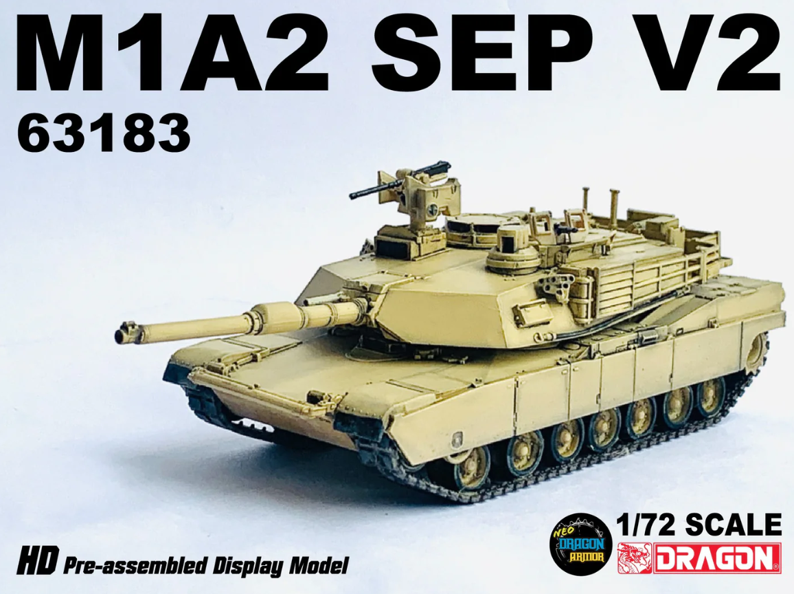 63183 1/72 M1A2 SEP V2 1st Cavalry Division, Germany M1A2 SEP V2 第1騎兵師団、ドイツ