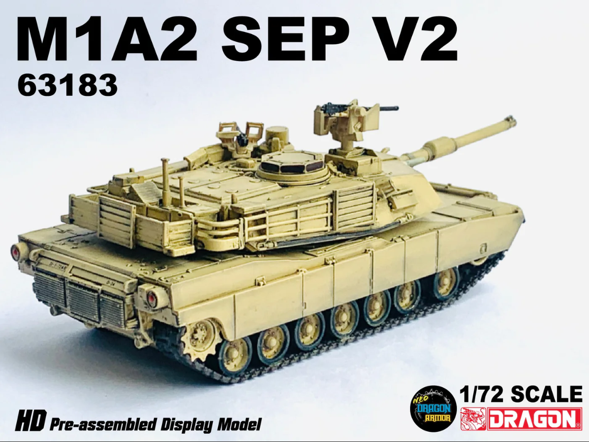 63183 1/72 M1A2 SEP V2 1st Cavalry Division, Germany M1A2 SEP V2 第1騎兵師団、ドイツ