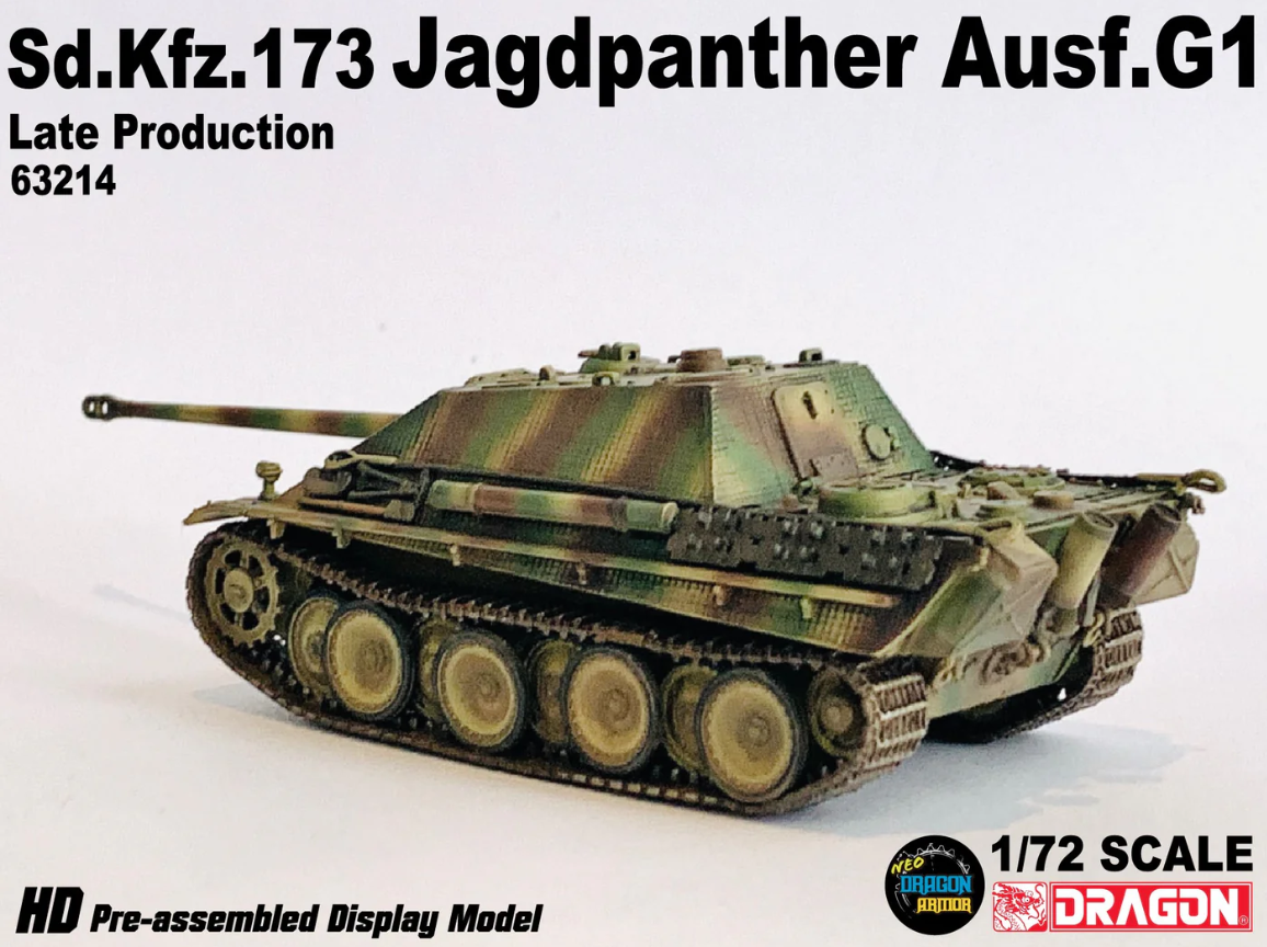 63214 1/72 Sd.Kfz.173 Jagdpanther Late Production s.Pz.Jg.Abt.560 Ardennes 1944 Sd.Kfz.173 ヤークトパンター後期型 s.Pz.Jg.Abt.560 アルデンヌ 1944