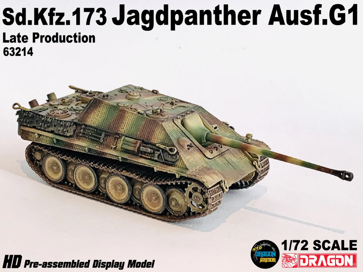 63214 1/72 Sd.Kfz.173 Jagdpanther Late Production s.Pz.Jg.Abt.560 Ardennes 1944 Sd.Kfz.173 ヤークトパンター後期型 s.Pz.Jg.Abt.560 アルデンヌ 1944