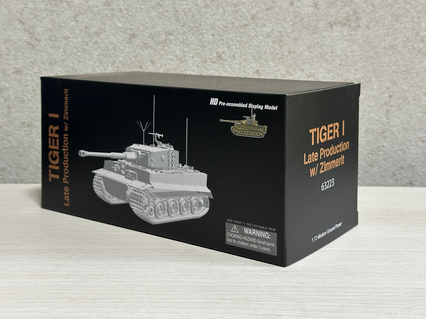 63223 1/72 Tiger I Late Production w/Zimmerit Wittmann's Last Tiger "007", Normandy 1944 ティーガー I 後期型、ツィンメリット付き ヴィットマン最後のティーガー「007」、ノルマンディー 1944 年