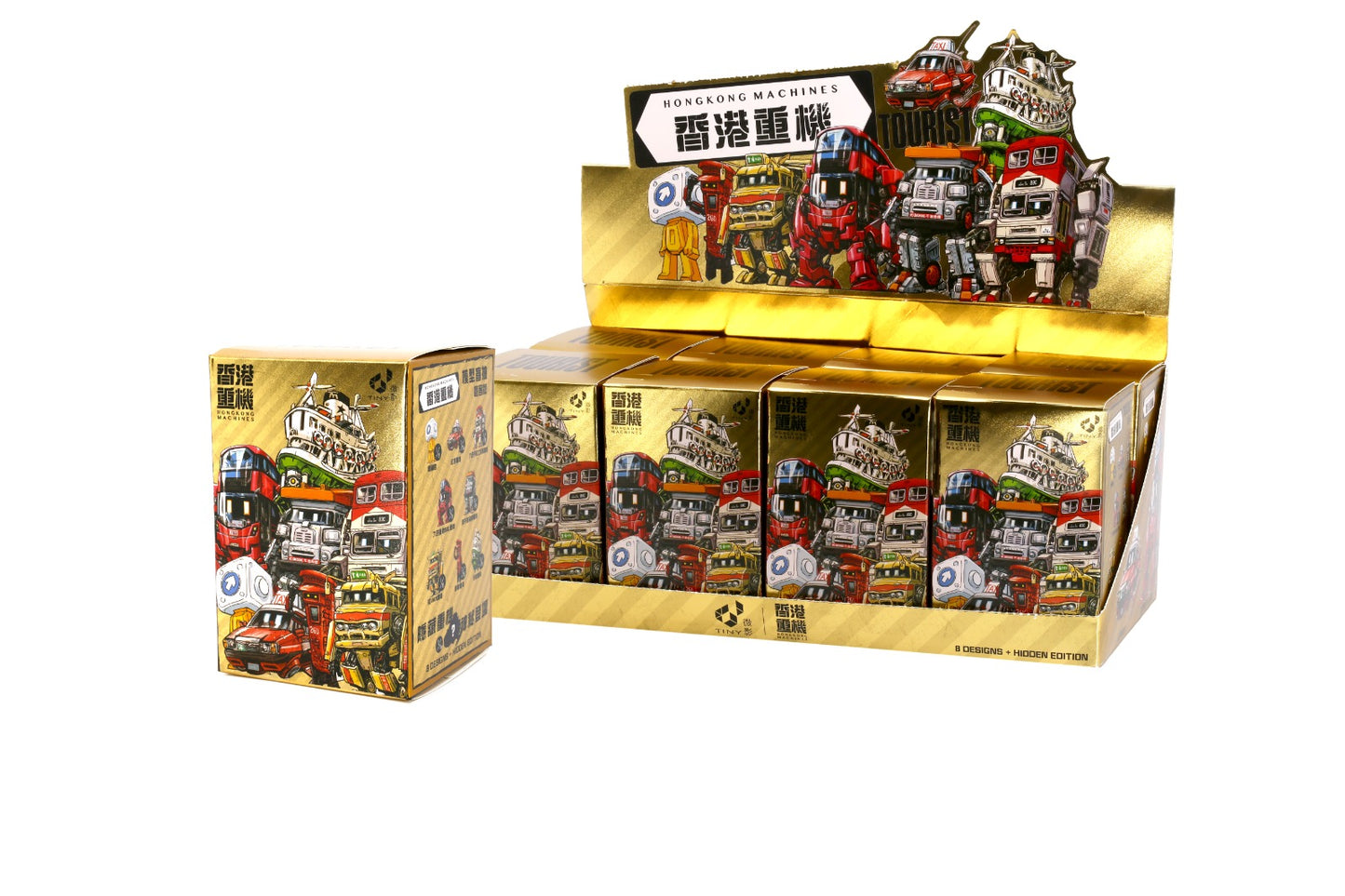 Tiny Style - HK Machines Blind Box Figures (Tourist) タイニースタイル - 香港重機 ブラインドボックスフィギュア (観光客)