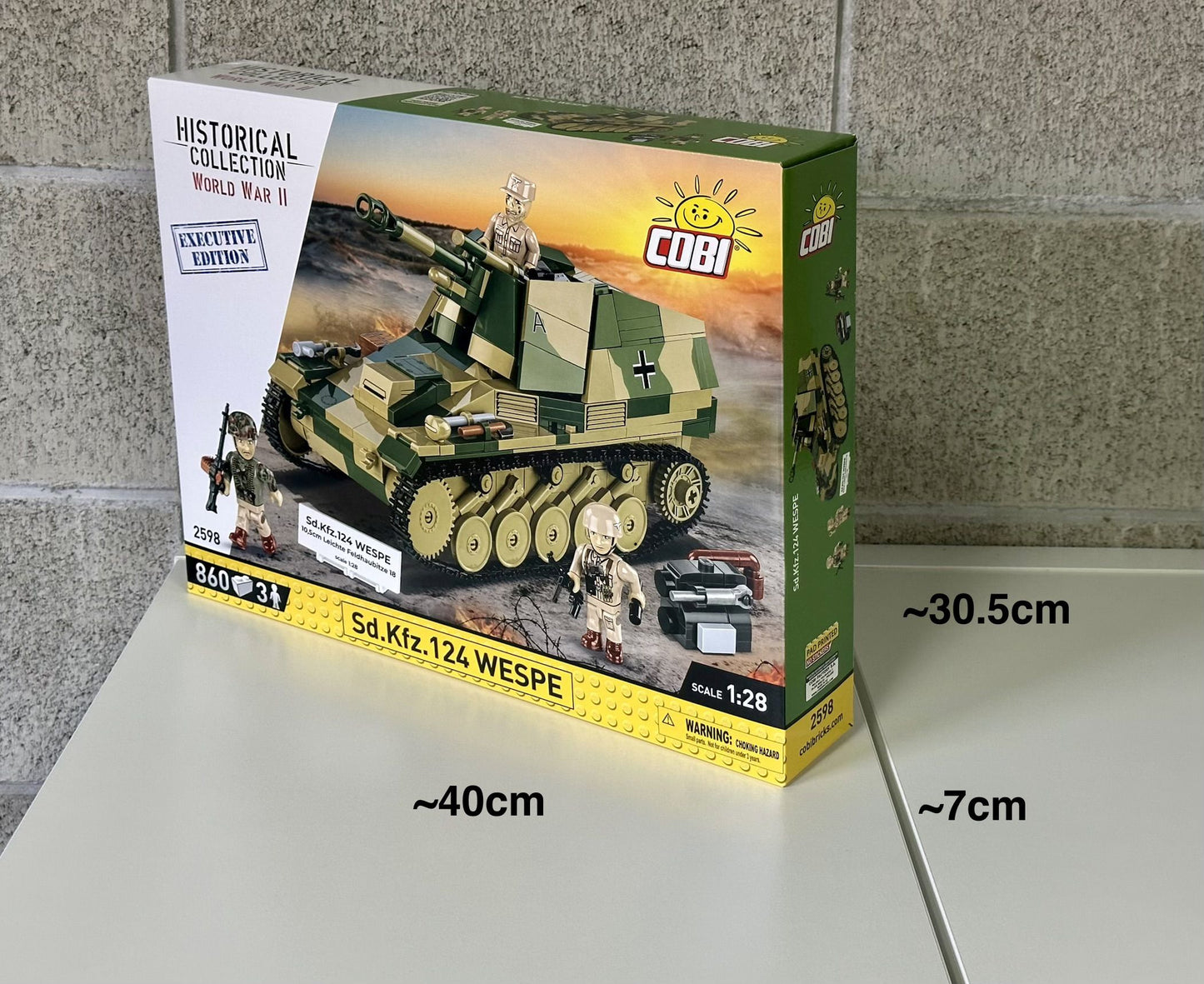 コビー COBI 2598 Sd.Kfz.124 Wespe Tank ヴェスペ ヒストリカルコレクション 第二次世界大戦 EU製(ポーランド Poland)LEGO 対応ブロック