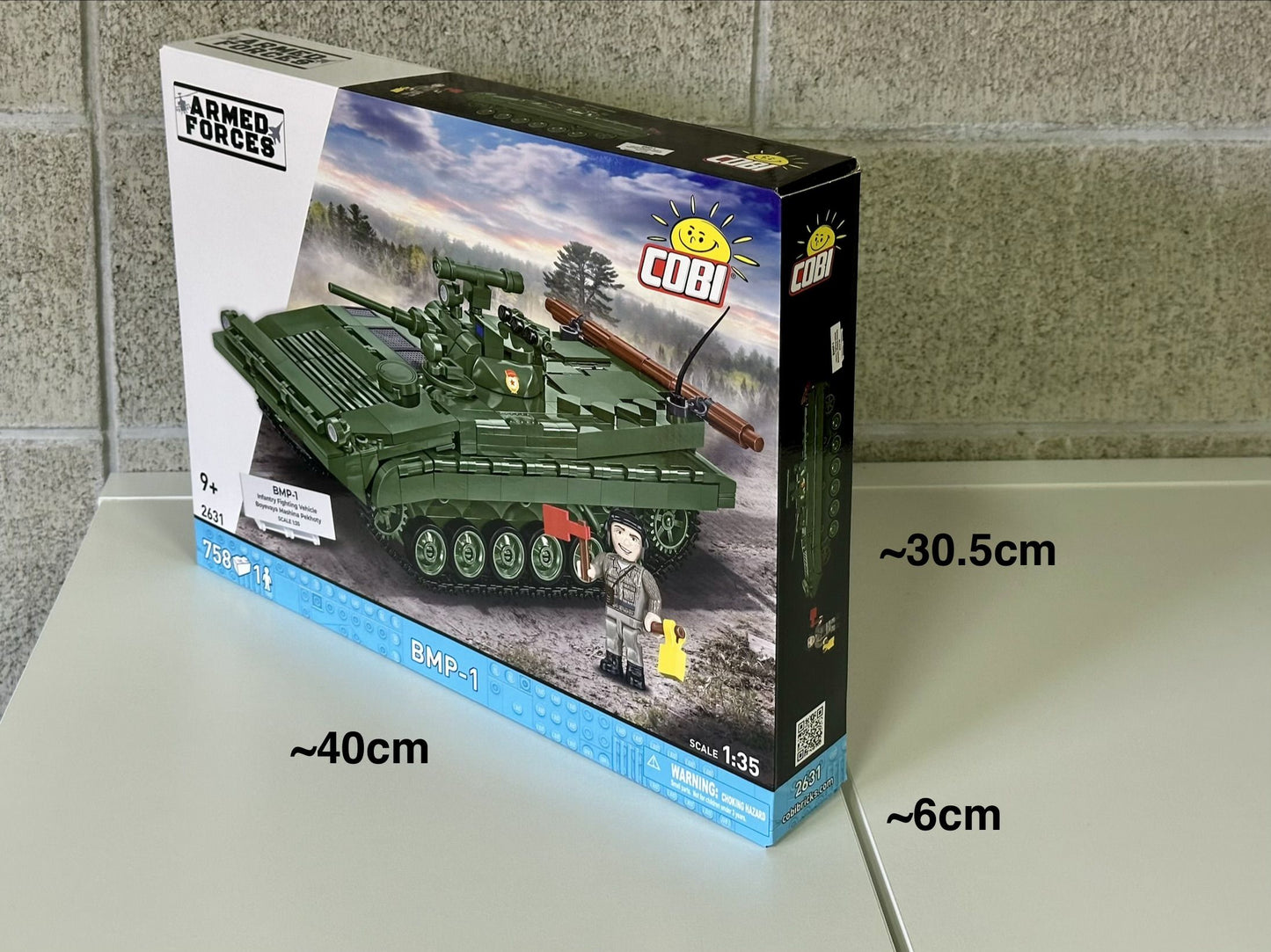 コビー COBI 2631 BMP-1 (Boyevaya Mashina Pekhoty) EU製(ポーランド Poland)LEGO 対応ブロック