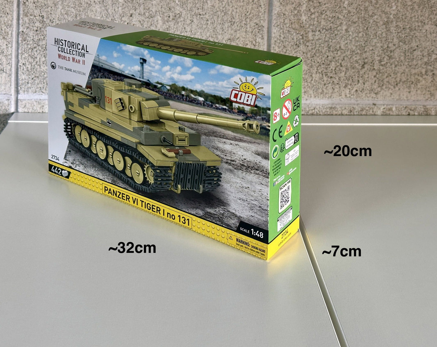 コビー COBI 2734 PANZER VI TIGER I no 131 タイガー131 ヒストリカルコレクション 第二次世界大戦 EU製(ポーランド Poland)LEGO 対応ブロック