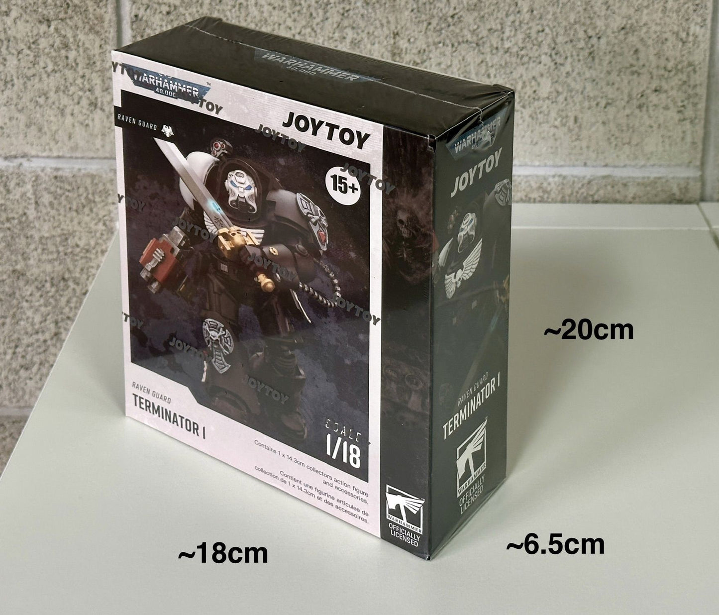 Warhammer ウォーハンマー 40K JT03240 JOYTOY ジョイトイ 1/18 アクションフィギュア レイヴンガード ターミネーター1 パワーフィストとストームボルター付き Raven Guard Terminator 1 with Power Sword and Storm Bolter