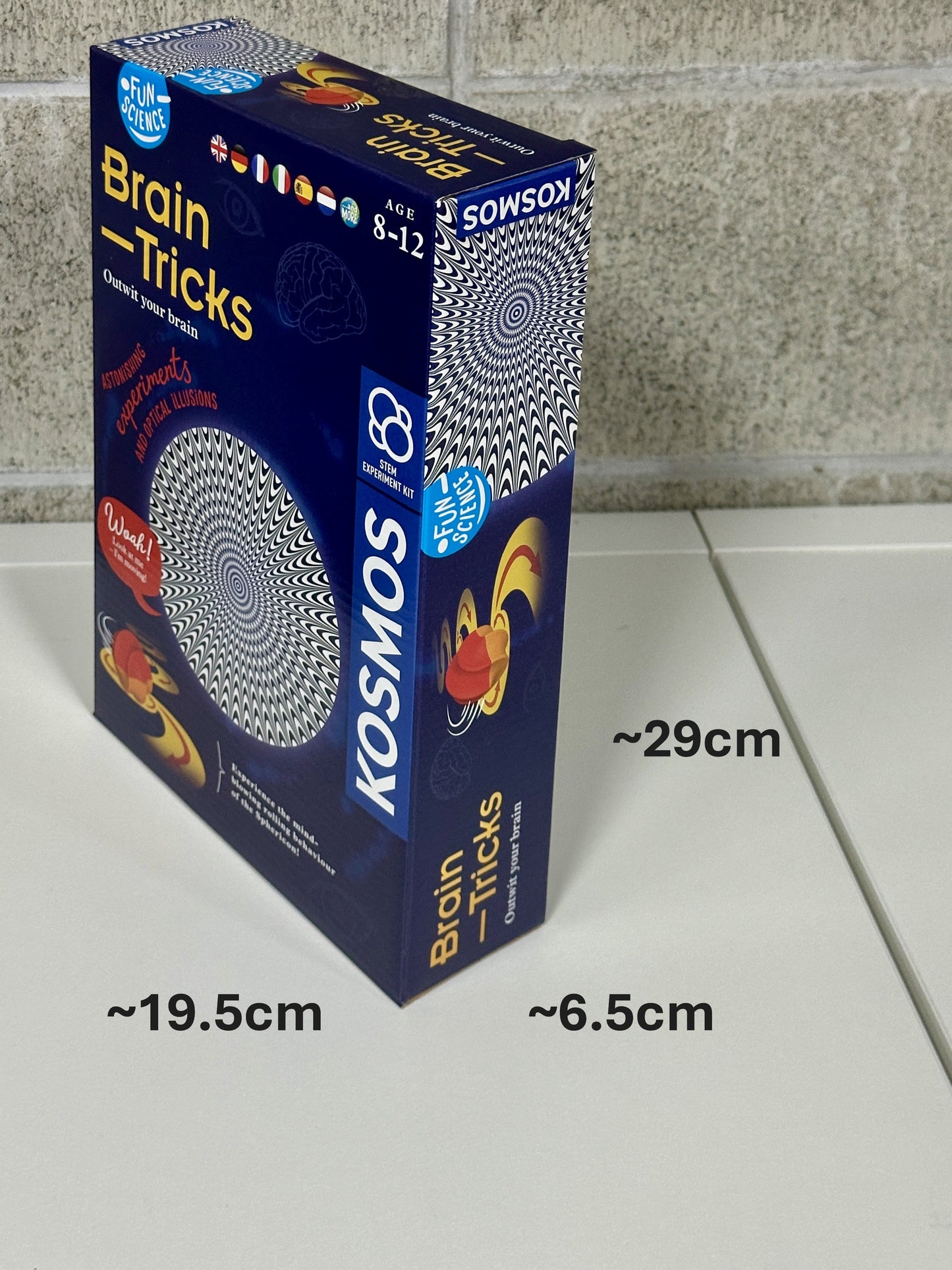 KOSMOS コスモス Fun Science Brain Tricks サイエンスブレイントリック KOSMOS実験キット ドイツ直輸入品 617530
