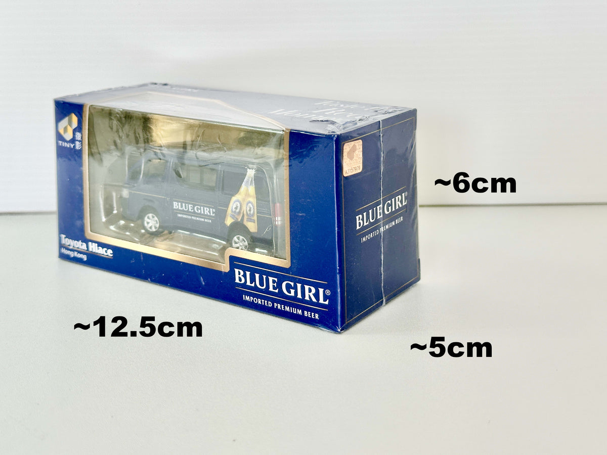 Tiny 微影 1/64 TinyCity TOYOTA Hiace BLUE GIRL トヨタ ハイエース ブルーガールビール 香港 ATC65727 ダイキャストミニカー
