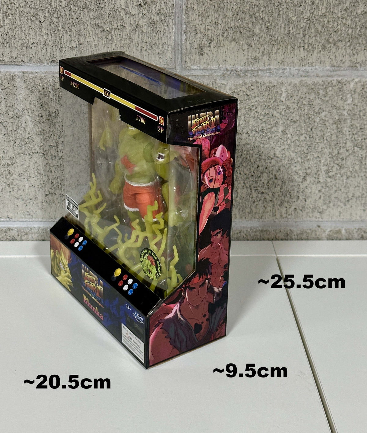 JADA TOYS Street Fighter ストリートファイター Blanka ブランカ(Glow in the Dark / 蓄光)1/12 アクションフィギュア JD36976