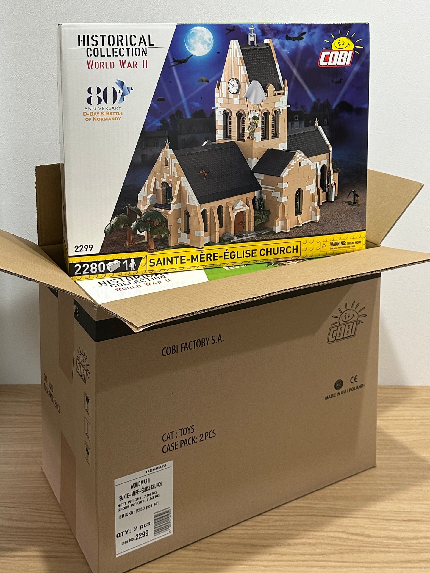 コビー COBI 2299 Sainte-Mère-Église Church 教会 WWII D-Day