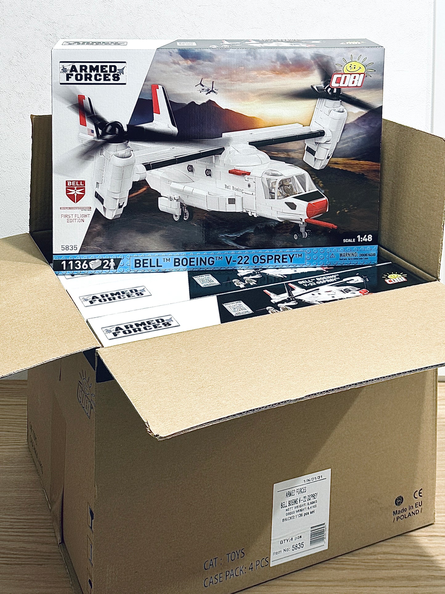 コビー COBI 5835 ボーイング Bell Boeing V22 Osprey first flight edition 1/48