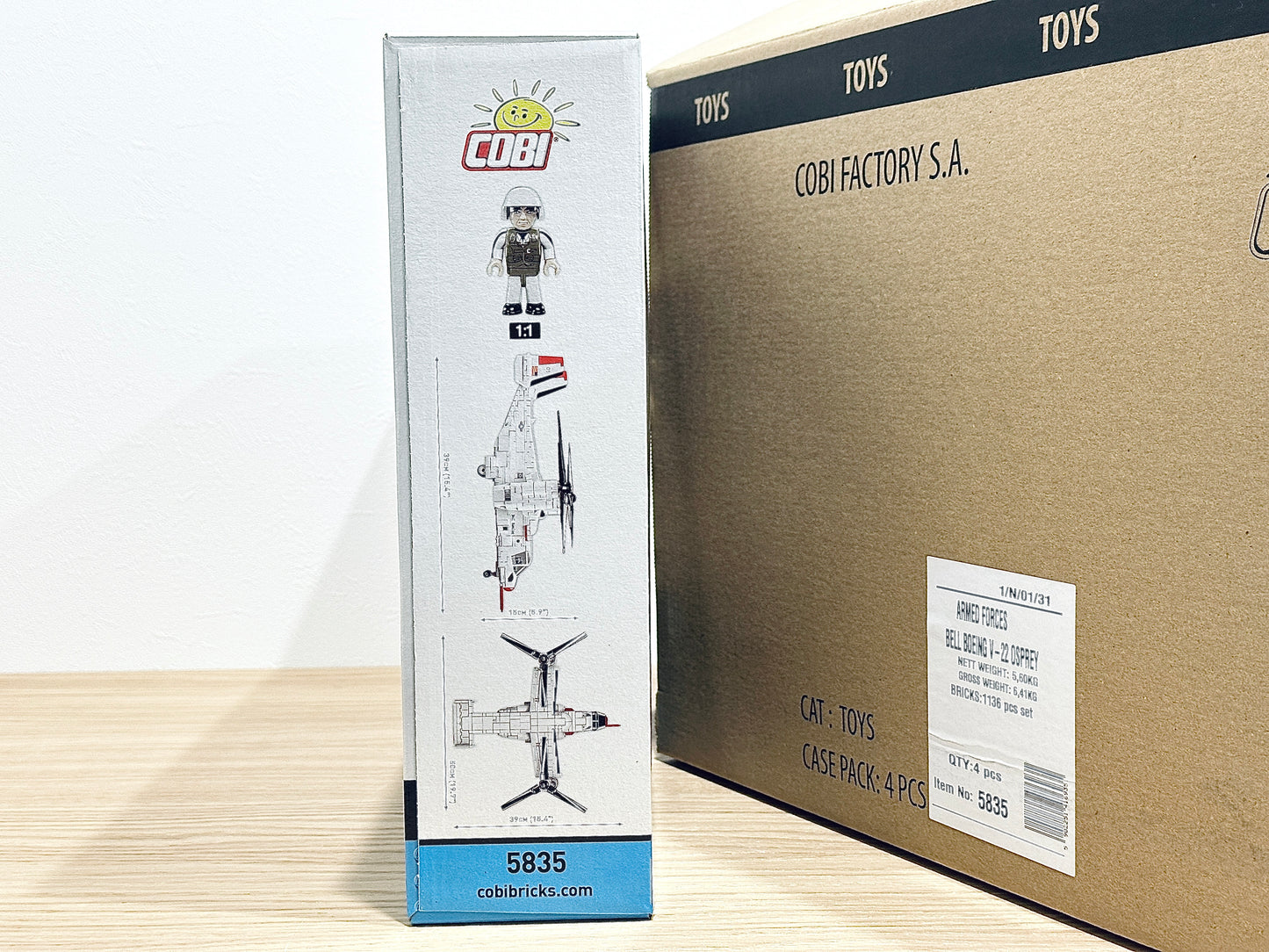 コビー COBI 5835 ボーイング Bell Boeing V22 Osprey first flight edition 1/48