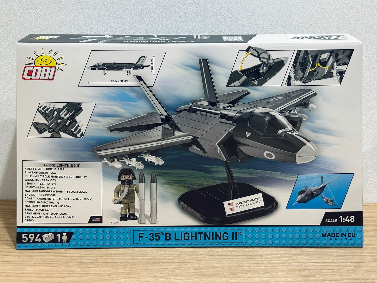 コビー COBI 5830 F35b LightningII 戦闘機 1/48 マルチロール機 制空戦闘機