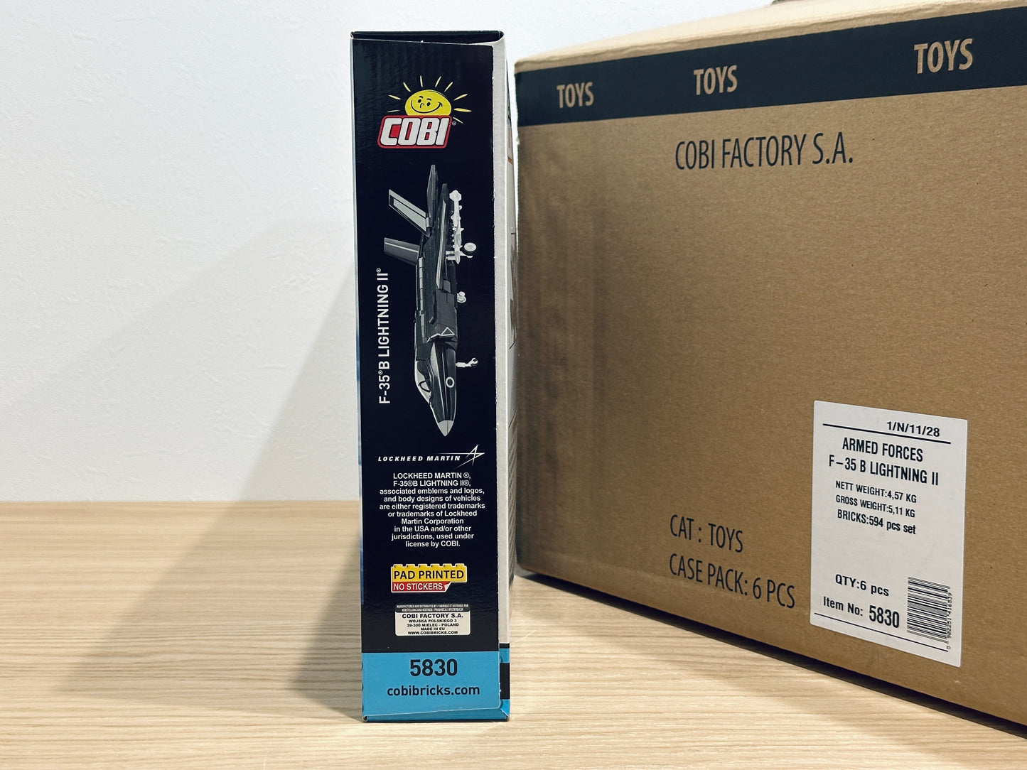 コビー COBI 5830 F35b LightningII 戦闘機 1/48 マルチロール機 制空戦闘機