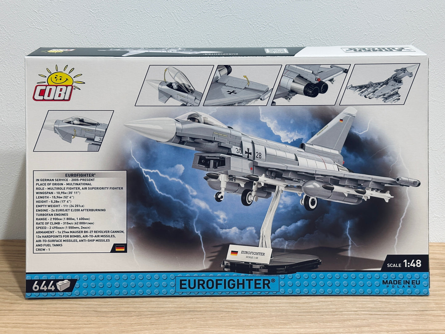 コビー COBI 5848 Eurofighter 戦闘機 1/48 マルチロール戦闘機 制空戦闘機