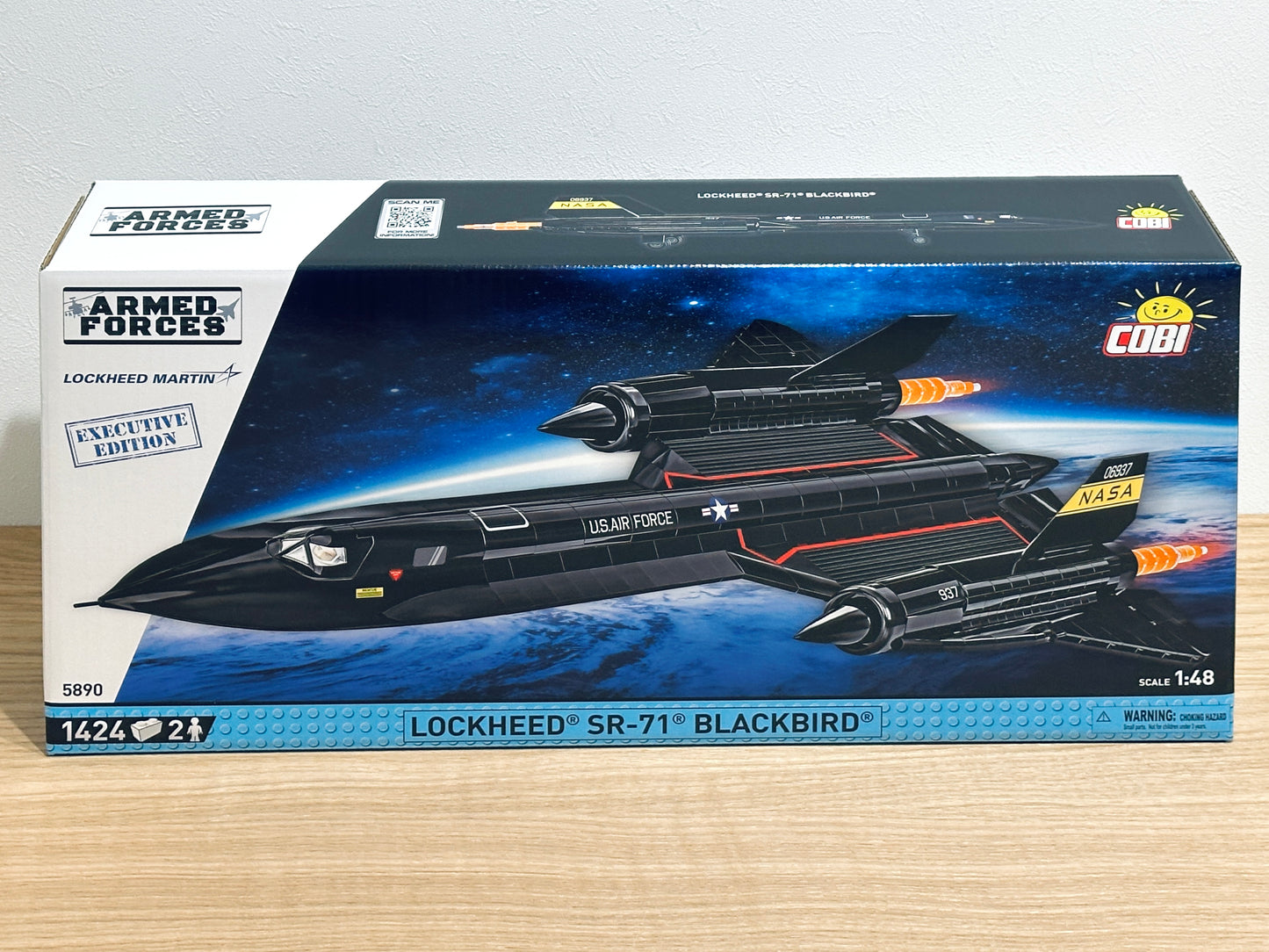 コビー COBI 5890 Lockheed SR-71 Blackbird 戦略偵察機 1/48