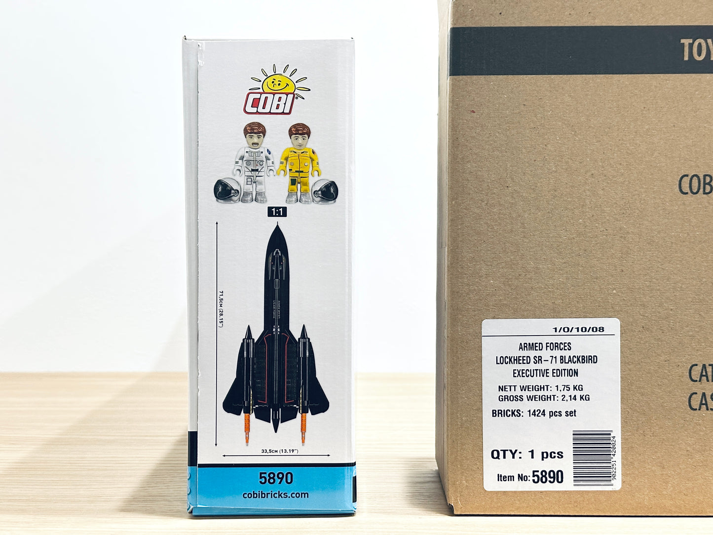 コビー COBI 5890 Lockheed SR-71 Blackbird 戦略偵察機 1/48