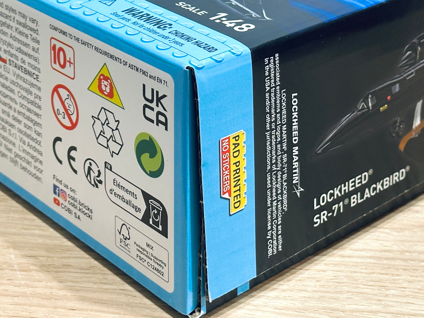 コビー COBI 5890 Lockheed SR-71 Blackbird 戦略偵察機 1/48