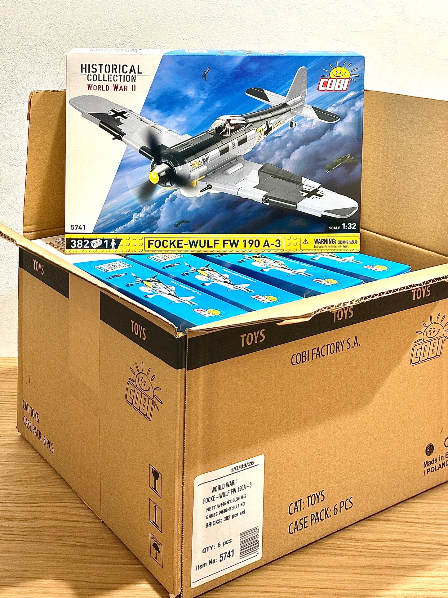 コビー COBI 5741 Focke-Wulf FW 190-A3 戦闘機 爆撃機 1/32 WWII
