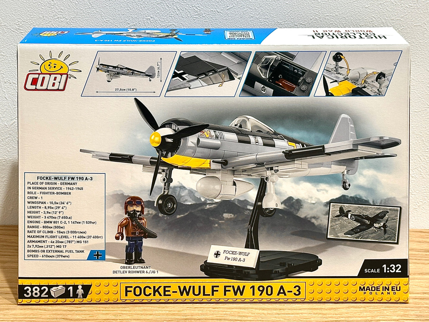 コビー COBI 5741 Focke-Wulf FW 190-A3 戦闘機 爆撃機 1/32 WWII
