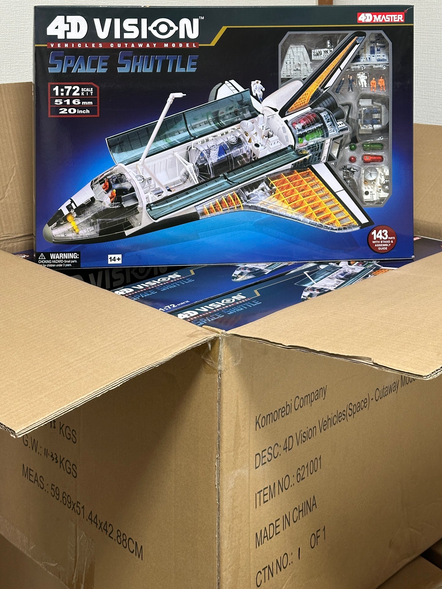4D master 621001 Space Shuttle スペース シャトル 1/72